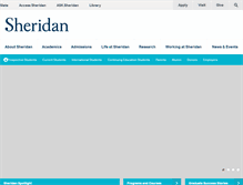 Tablet Screenshot of healthsciences-baa.sheridaninstitute.ca