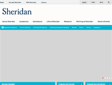 Tablet Screenshot of disabilityservices.sheridaninstitute.ca